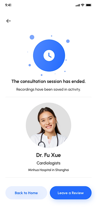 Session completion