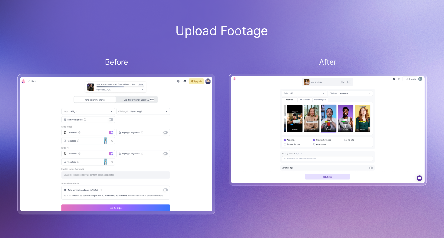 Redesigned end-to-end workflow, part 1